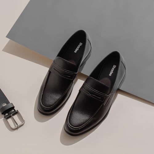 Shades Men's Formal Lace-Up Shoes | Comfortable Walking Shoes | Classic Design | Soft Lining | Breathable | Slip Resistant
