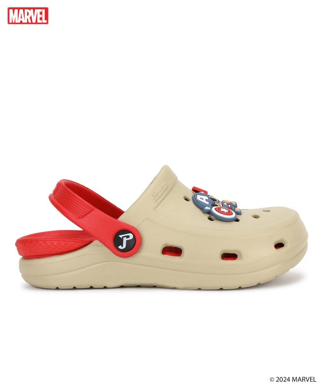 PARAGON Marvel Spiderman EVMK8013K Kids' Casual Clogs | Stylish Clogs for Kids with Durable Sole, Cushioned Foot Support & Sturdy Build | Ideal for Outdoor Use