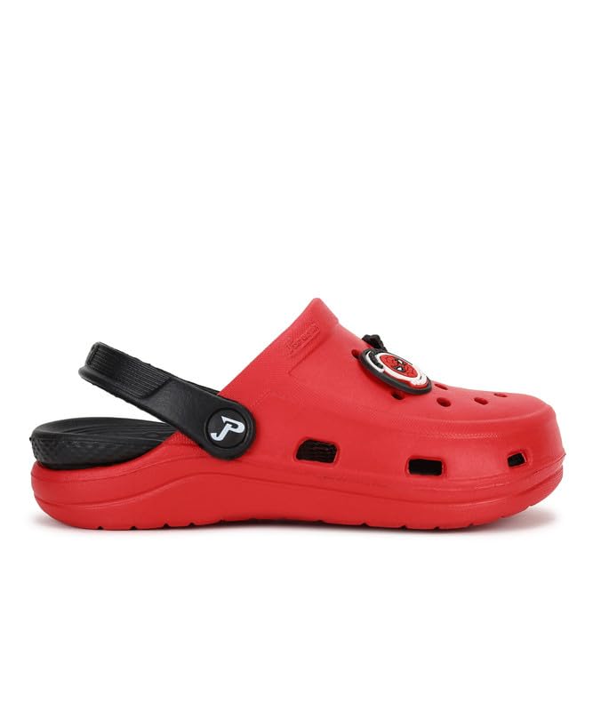 PARAGON Marvel Spiderman EVMK8013K Kids' Casual Clogs | Stylish Clogs for Kids with Durable Sole, Cushioned Foot Support & Sturdy Build | Ideal for Outdoor Use