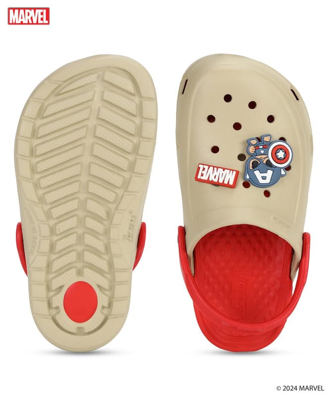 PARAGON Marvel Spiderman EVMK8013K Kids' Casual Clogs | Stylish Clogs for Kids with Durable Sole, Cushioned Foot Support & Sturdy Build | Ideal for Outdoor Use