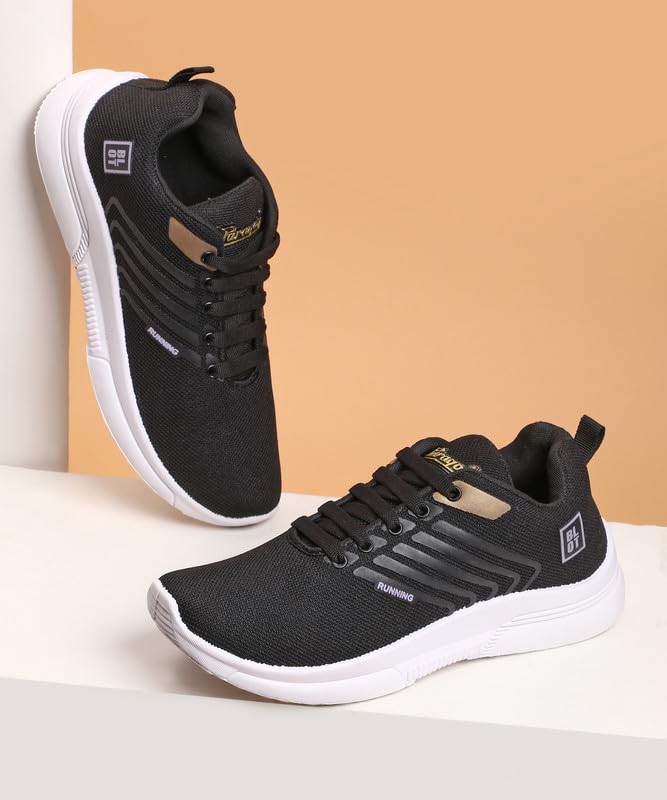 Paragon K1014G Stylish Sneakers for Men with Breathable Upper Mesh, Cushioned Insoles, Lace up| Comfortable, Lightweight & Durable Everyday Casual Shoes for Men Ideal for Outdoor Use
