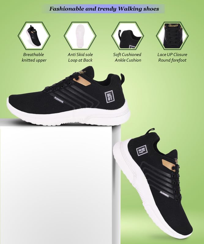 Paragon K1014G Stylish Sneakers for Men with Breathable Upper Mesh, Cushioned Insoles, Lace up| Comfortable, Lightweight & Durable Everyday Casual Shoes for Men Ideal for Outdoor Use