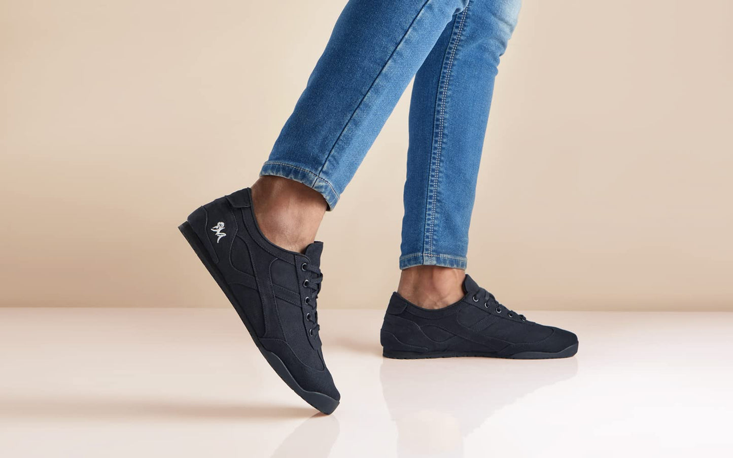 Neeman's Urban Casual Sneakers for Men | Comfortable and Lightweight Casual Lace Up Shoes for Boys | All Day Wear | Stylish and Trendy | Walking Sneakers | Cotton Shoes
