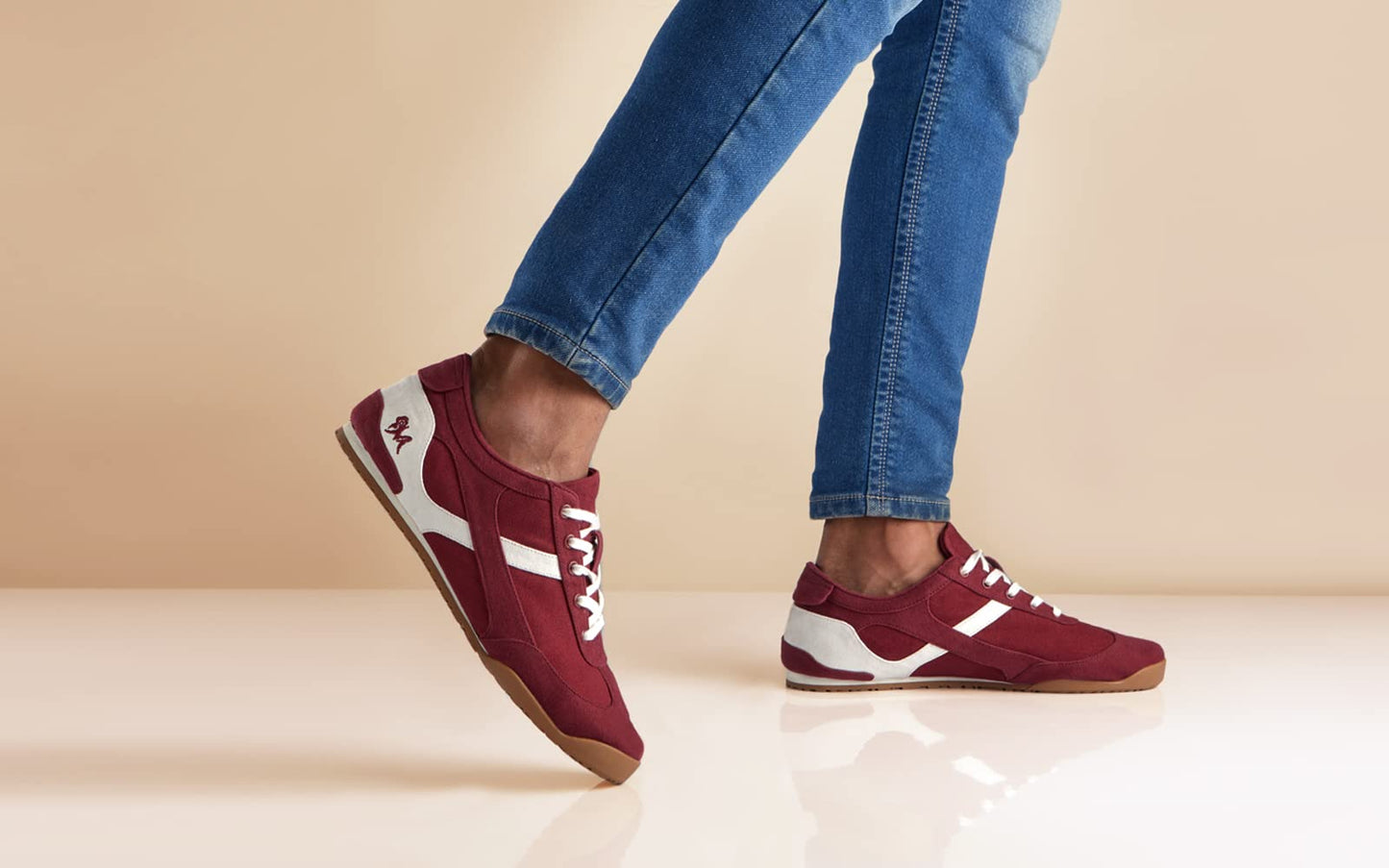 Neeman's Urban Casual Sneakers for Men | Comfortable and Lightweight Casual Lace Up Shoes for Boys | All Day Wear | Stylish and Trendy | Walking Sneakers | Cotton Shoes