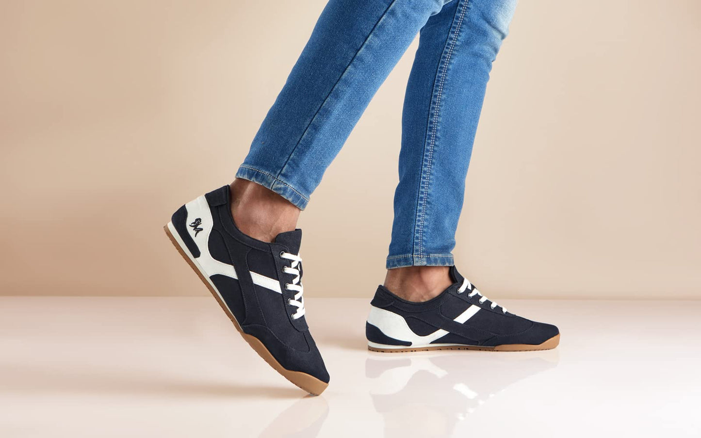 Neeman's Urban Casual Sneakers for Men | Comfortable and Lightweight Casual Lace Up Shoes for Boys | All Day Wear | Stylish and Trendy | Walking Sneakers | Cotton Shoes