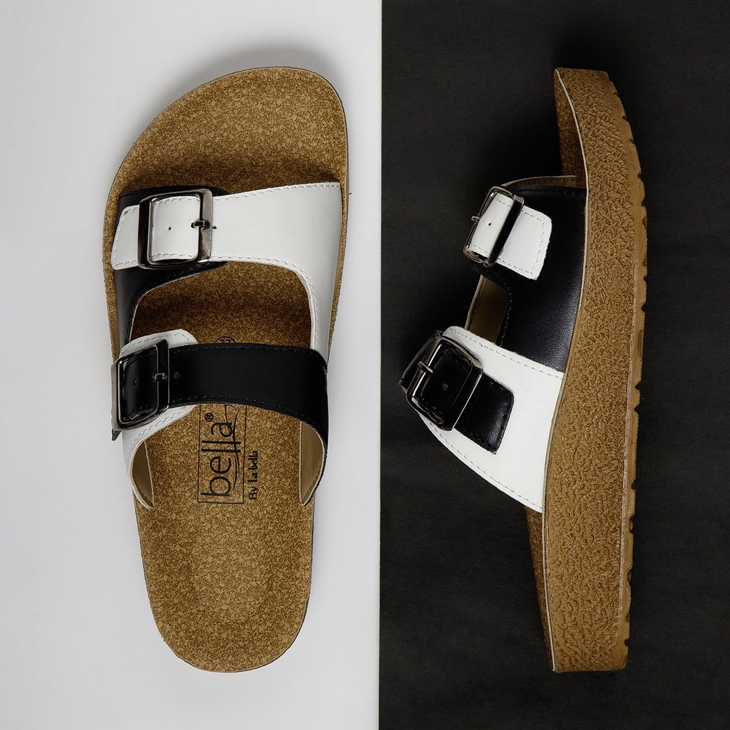 BELLA by Labella Women's Fashion Platform Slip-On Sandal – Comfortable, Lightweight, Slip-Resistant, Breathable – Ideal for Casual and Office Wear