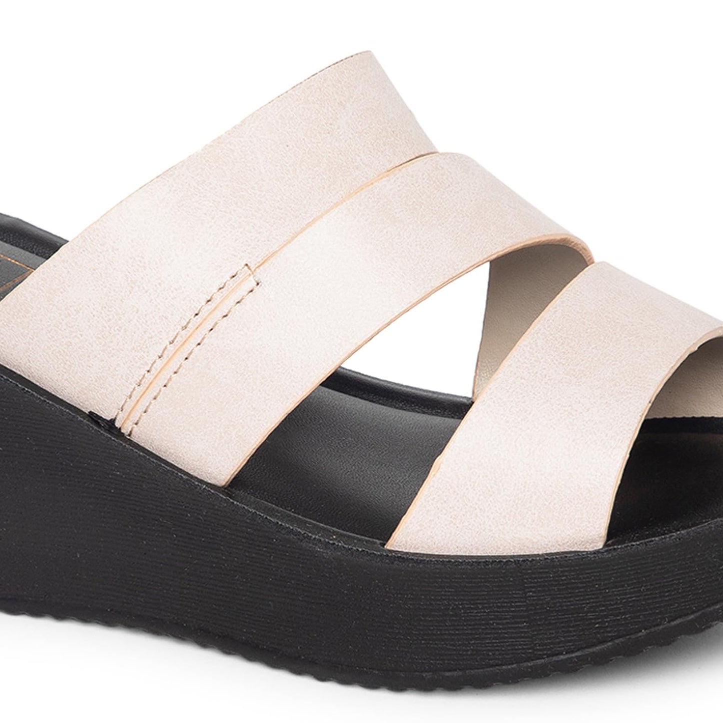 BELLA by Labella Women's Fashion Platform Slip-On Sandal – Comfortable, Lightweight, Slip-Resistant, Breathable – Ideal for Casual and Office Wear