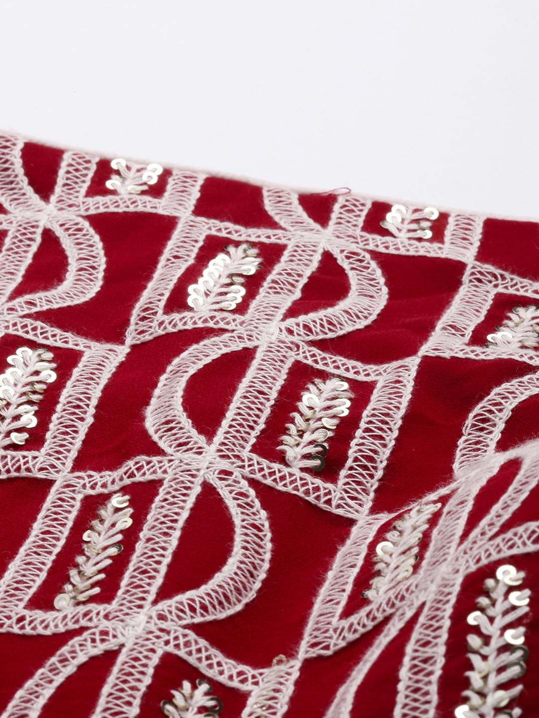 Zeel Clothing Women's Chikankari Sequins Embroidered Georgette Semi-Stitched Lehenga Choli With Dupatta (5050-Wedding-Girlish-Latest-New)