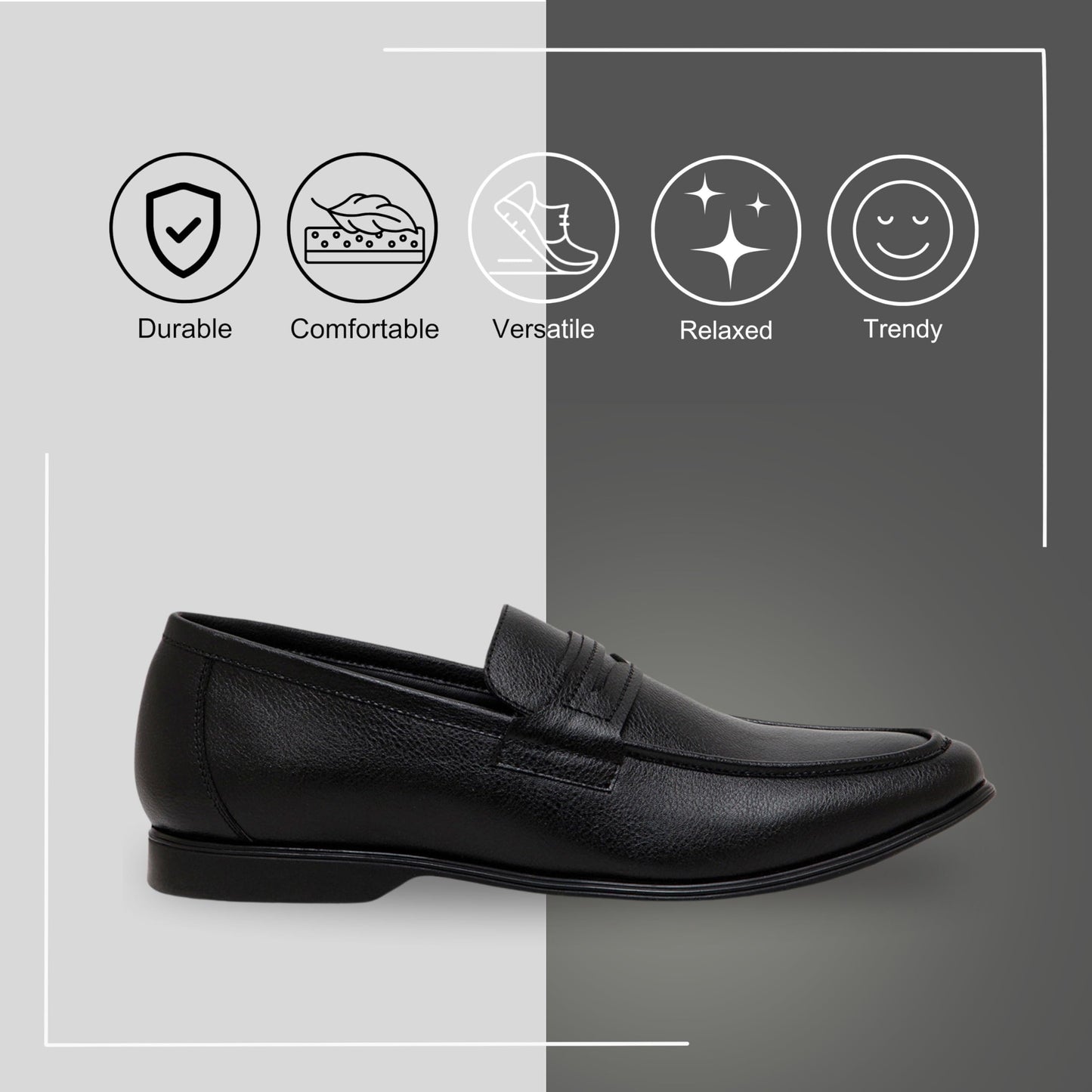 Shades Men's Formal Lace-Up Shoes | Comfortable Walking Shoes | Classic Design | Soft Lining | Breathable | Slip Resistant