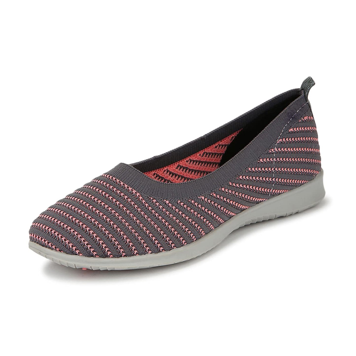Marc Loire Women's Athleisure Lightweight Knitted Active Wear Slip-On Ballerina Shoes for Daily Walking