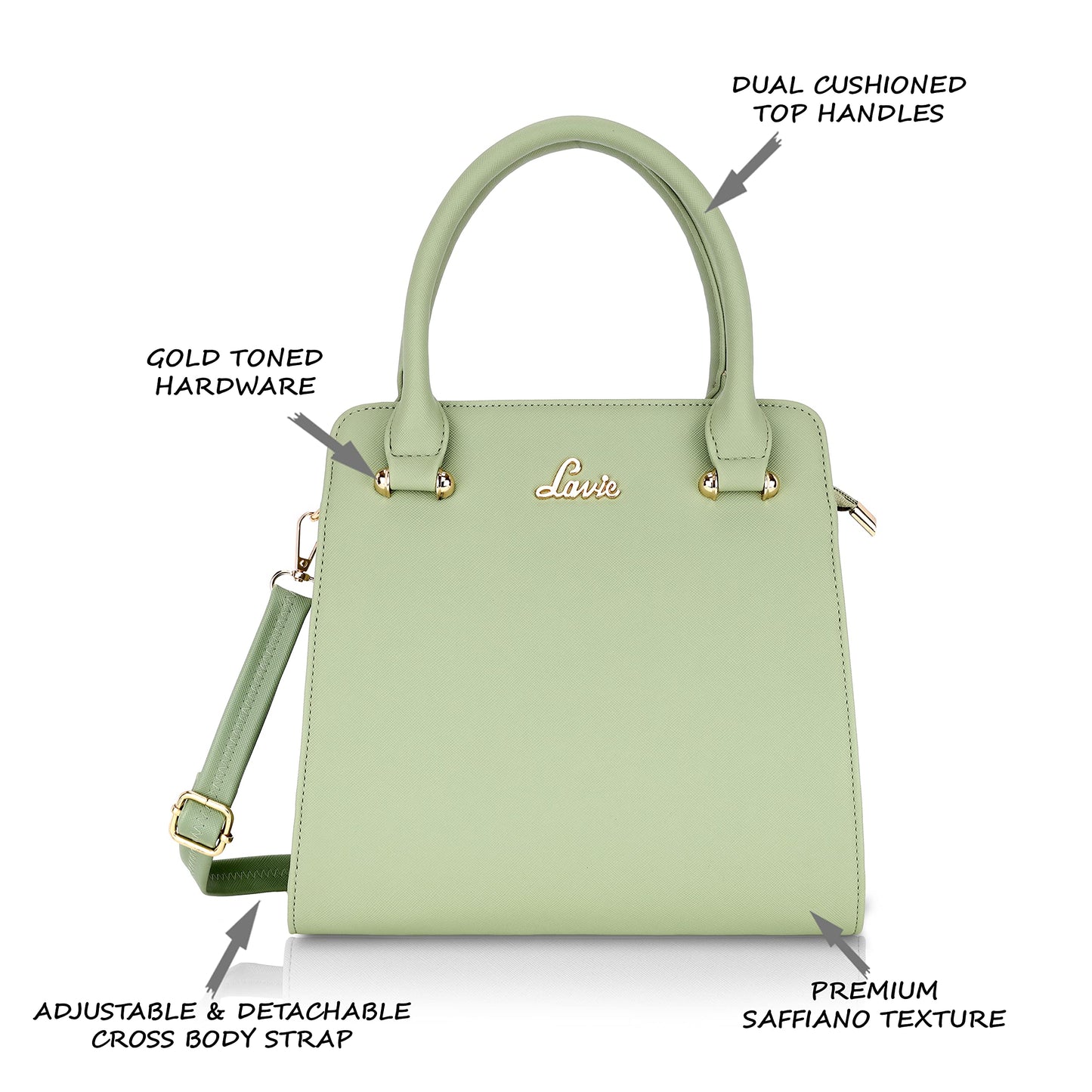 Lavie Women's Ushawu Small Satchel Bag | Ladies Purse Handbag