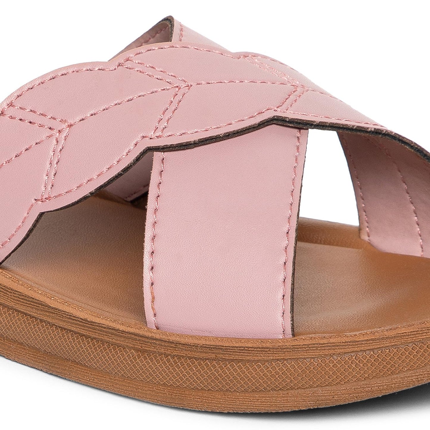 BELLA Women Fashion Flat Slip On Black Sandal | Durable | Stylish | Comfortable | Slip Resistant | Lightweight & Breathable