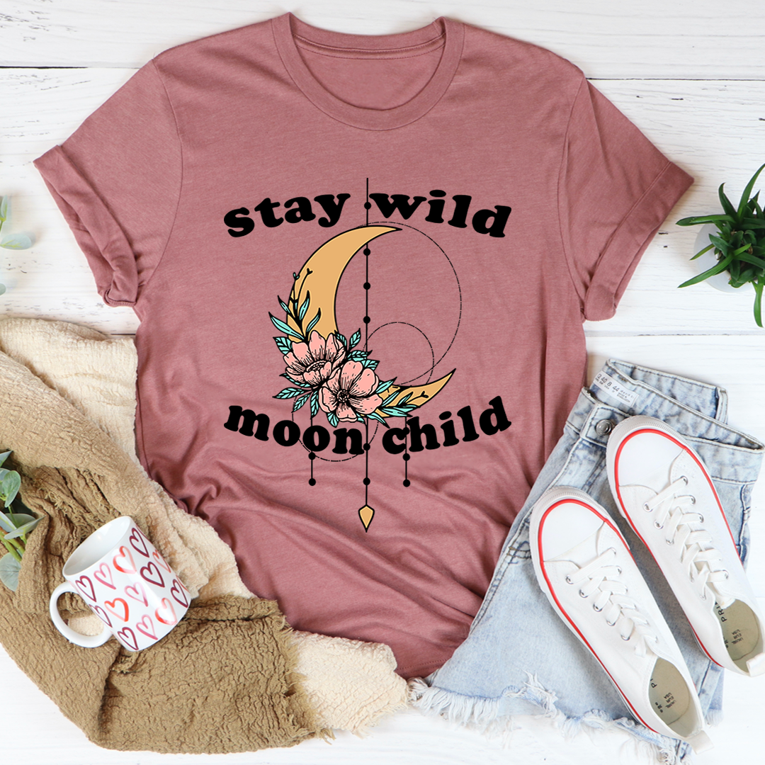 Stay Wild Moon Child Boho T-Shirt