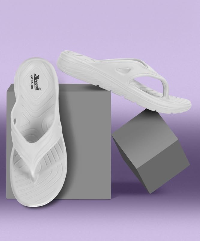 PARAGON K3415G Slippers for Men | Comfortable, Lightweight, Durable Flip Flops with Rubberised EVA Sole | Easy Washable Slip Ons | Ideal for Everyday Use