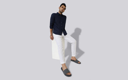 Neeman's De-stress Slides for Men | Cushioned & Comfortable Flip Flops for Men | everyday Comfort, Lightweight and Flexible