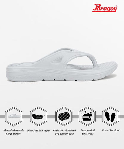PARAGON K3415G Slippers for Men | Comfortable, Lightweight, Durable Flip Flops with Rubberised EVA Sole | Easy Washable Slip Ons | Ideal for Everyday Use