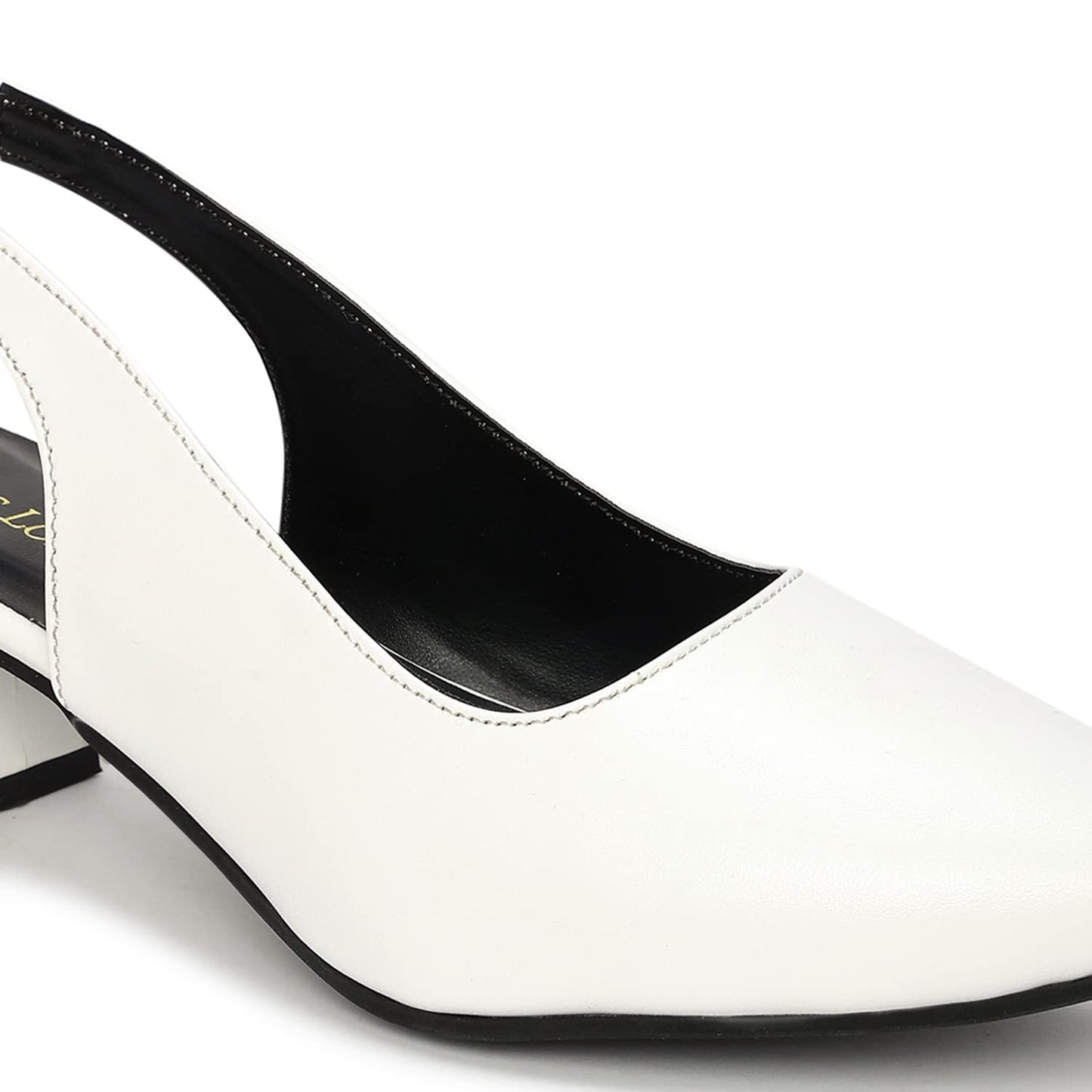 Marc Loire Women's Pointed Toe Block Heel Pumps for Office, Party and Formal Occasions