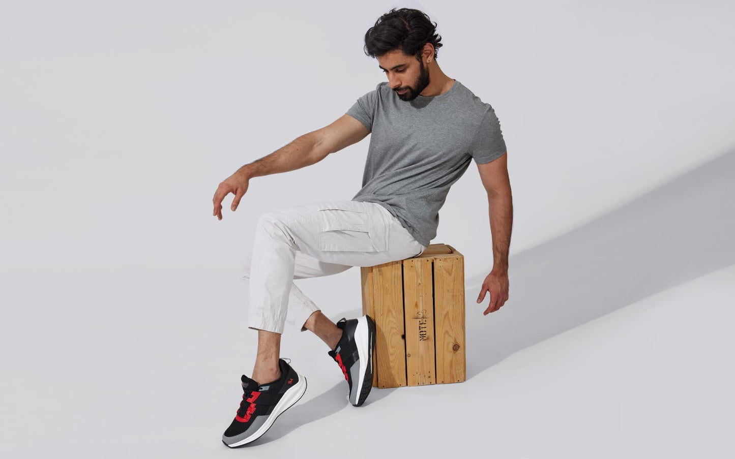 Neeman's The Exuberants Sneakers for Men | Comfortable and Flexible | Casual Shoes for Men | Stylish and Trendy | Walking, Running, Gyming Sneakers | EVA Sole Men's Sneakers