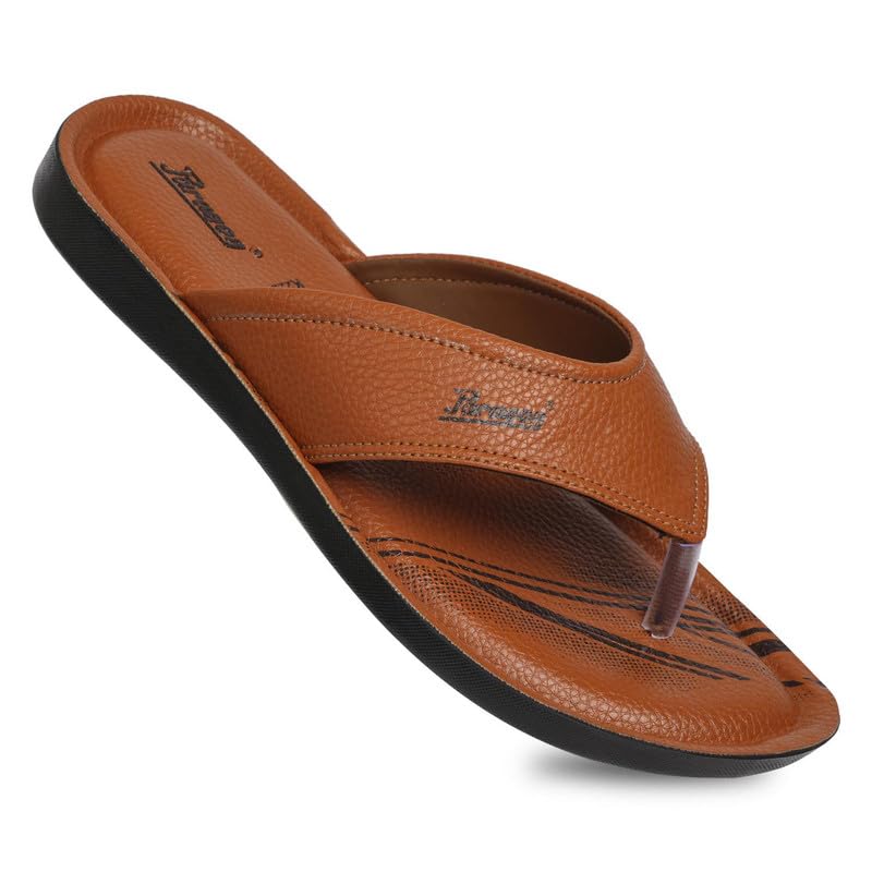 PARAGON PUK2223G Slippers for Men | Comfortable, Breathable & Durable Sandals with Soft Cushioned Footbed | Easy Wear Slip On | Ideal for Outdoor Use