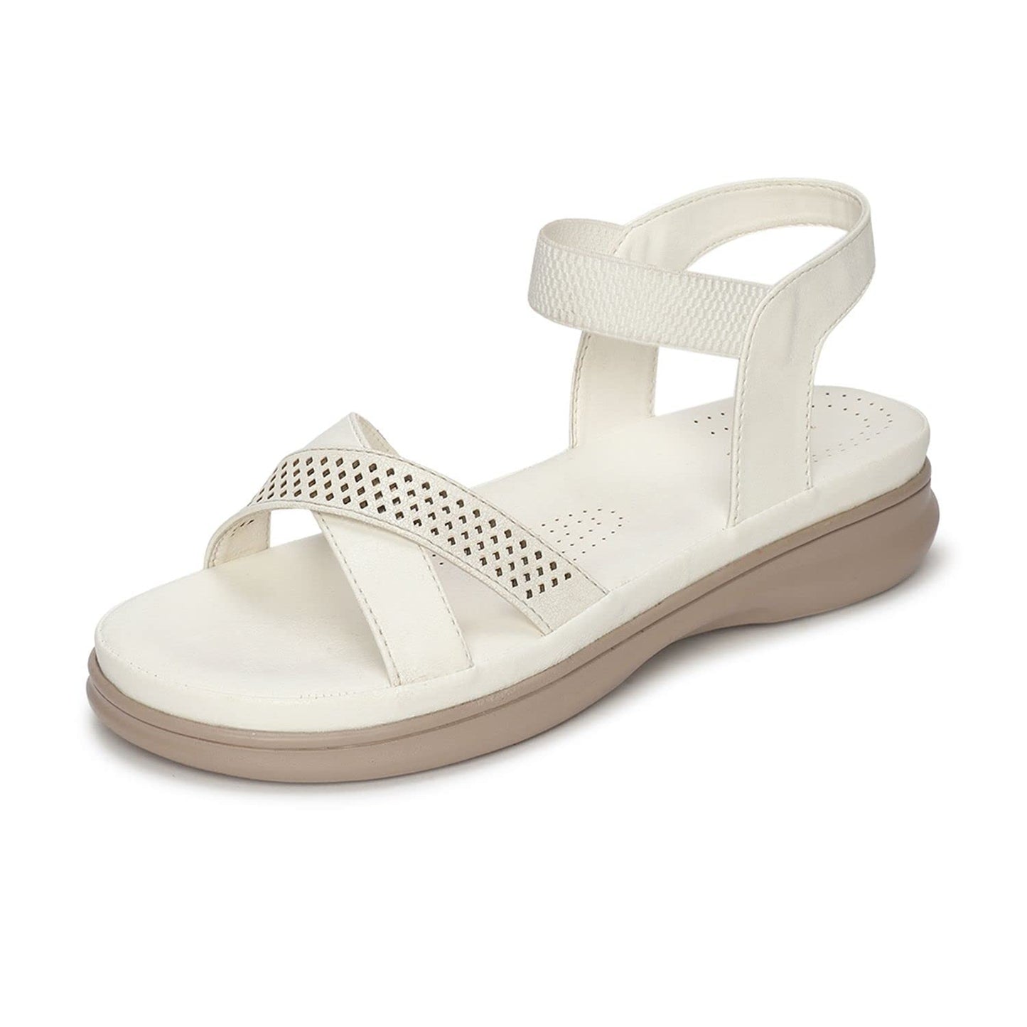 Marc Loire Women's Comfortable Slip on Casual Open Toe Flats Sandals