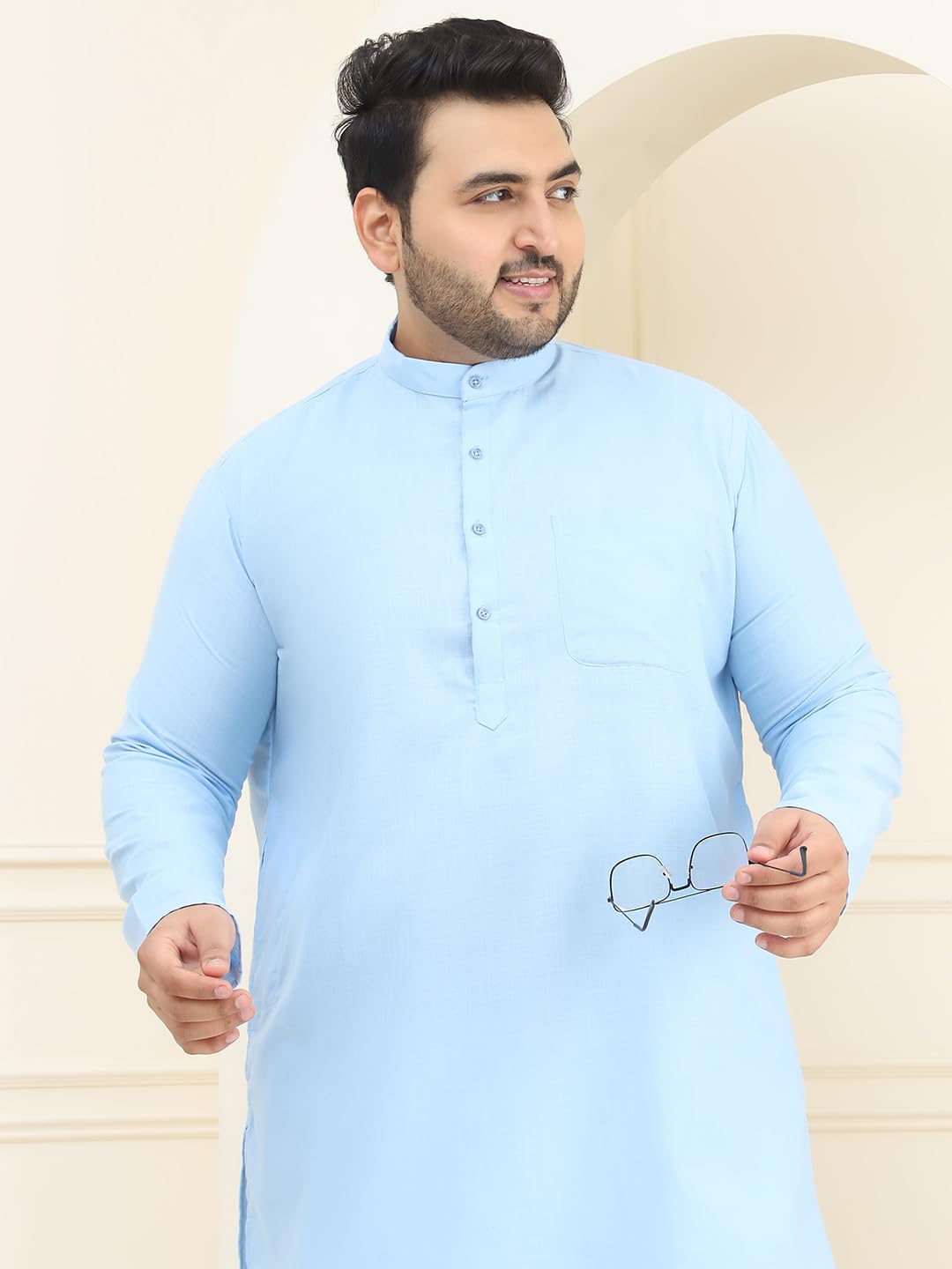 SOJANYA Plus(Since 1958), Men's Cotton ONLY Kurta