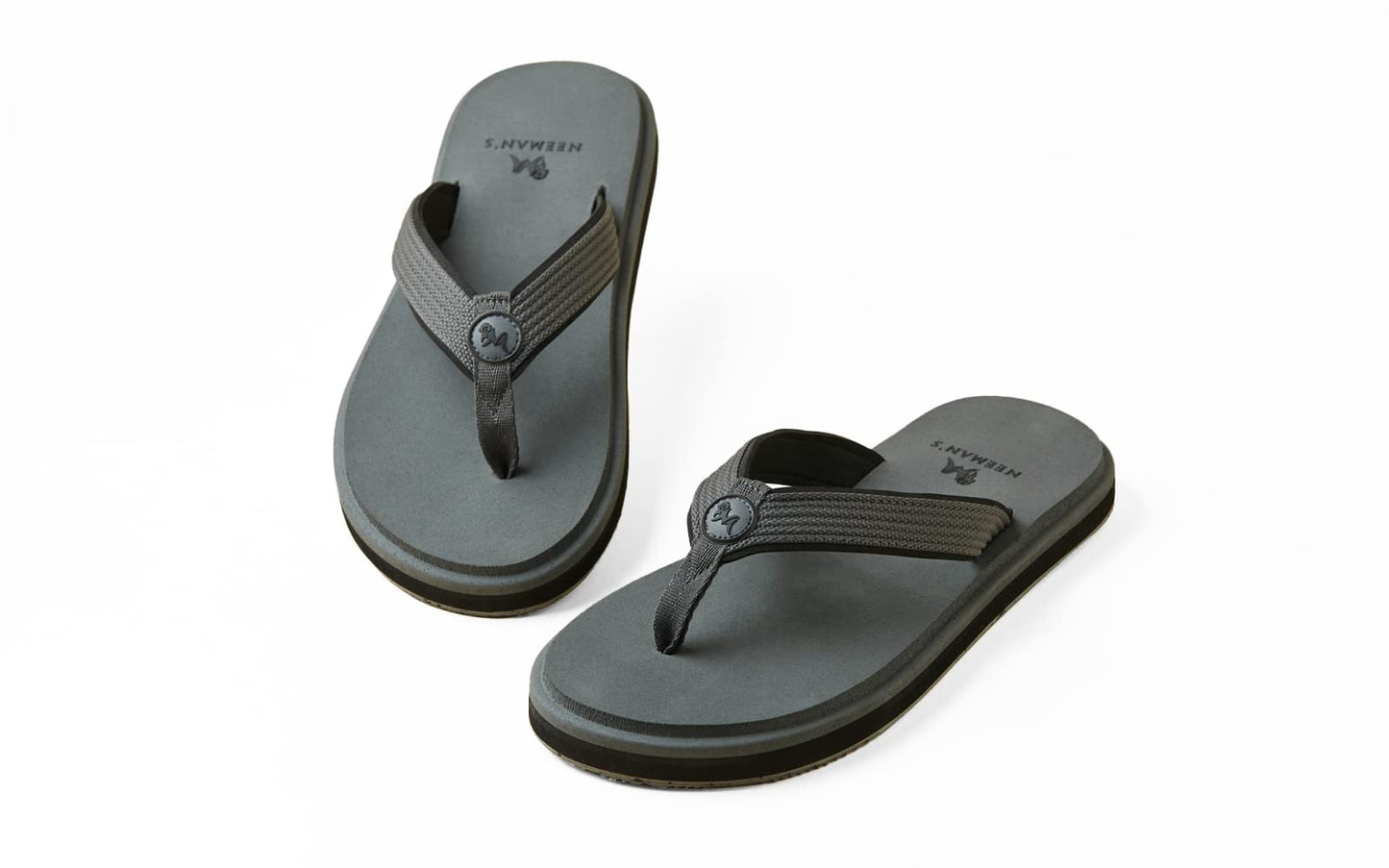 Neeman's Eco Fluffy Orthopedic Flips for Men | Soft & Comfortable Indoor Outdoor Fashionable Slippers for Boys