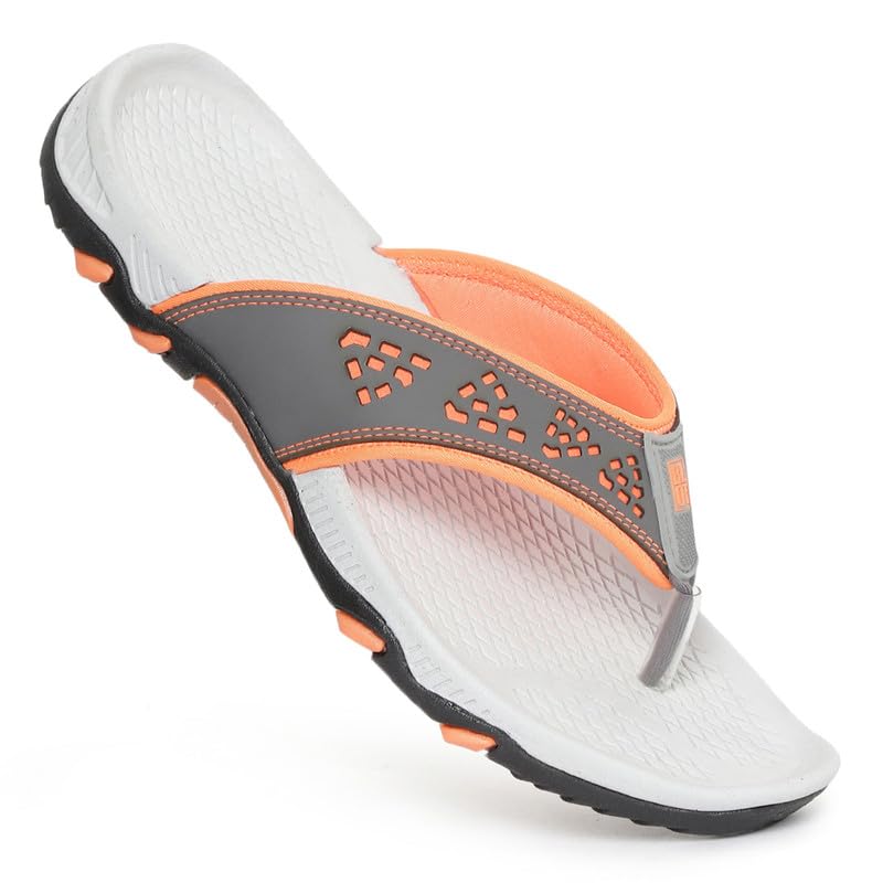 PARAGON K1409G Men's Stylish Flip Flops | Casual, Durable, Comfortable & Lightweight Slippers with Cushioned Soles | Easily Washable | Ideal for Outdoor Use