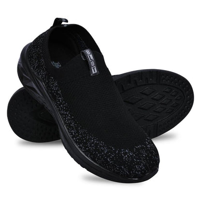 PARAGON PUK3504GS Walking Shoes for Men |Breathable Knitted Sports Shoes with Stylish Design, Comfortable Cushioned Insole, Ankle Elastic for Good Fitting | Ideal for Everyday Use