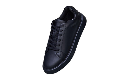 Neeman's Classic Solid Sneakers for Men | Lace-Up Casual Shoes for Men | Lightweight and Comfortable | Trendy and Stylish | Walking Sneakers for Men