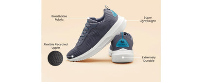 Neeman's Everyday Basic Sneakers for Men | Shoes for Men | Comfortable & Lightweight | Casual Sneakers…