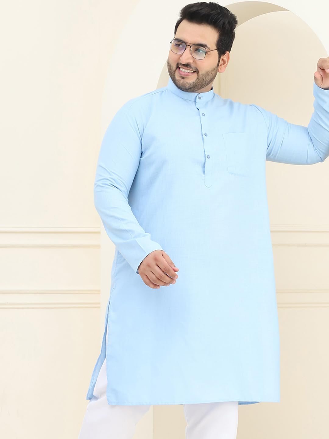 SOJANYA Plus(Since 1958), Men's Cotton ONLY Kurta