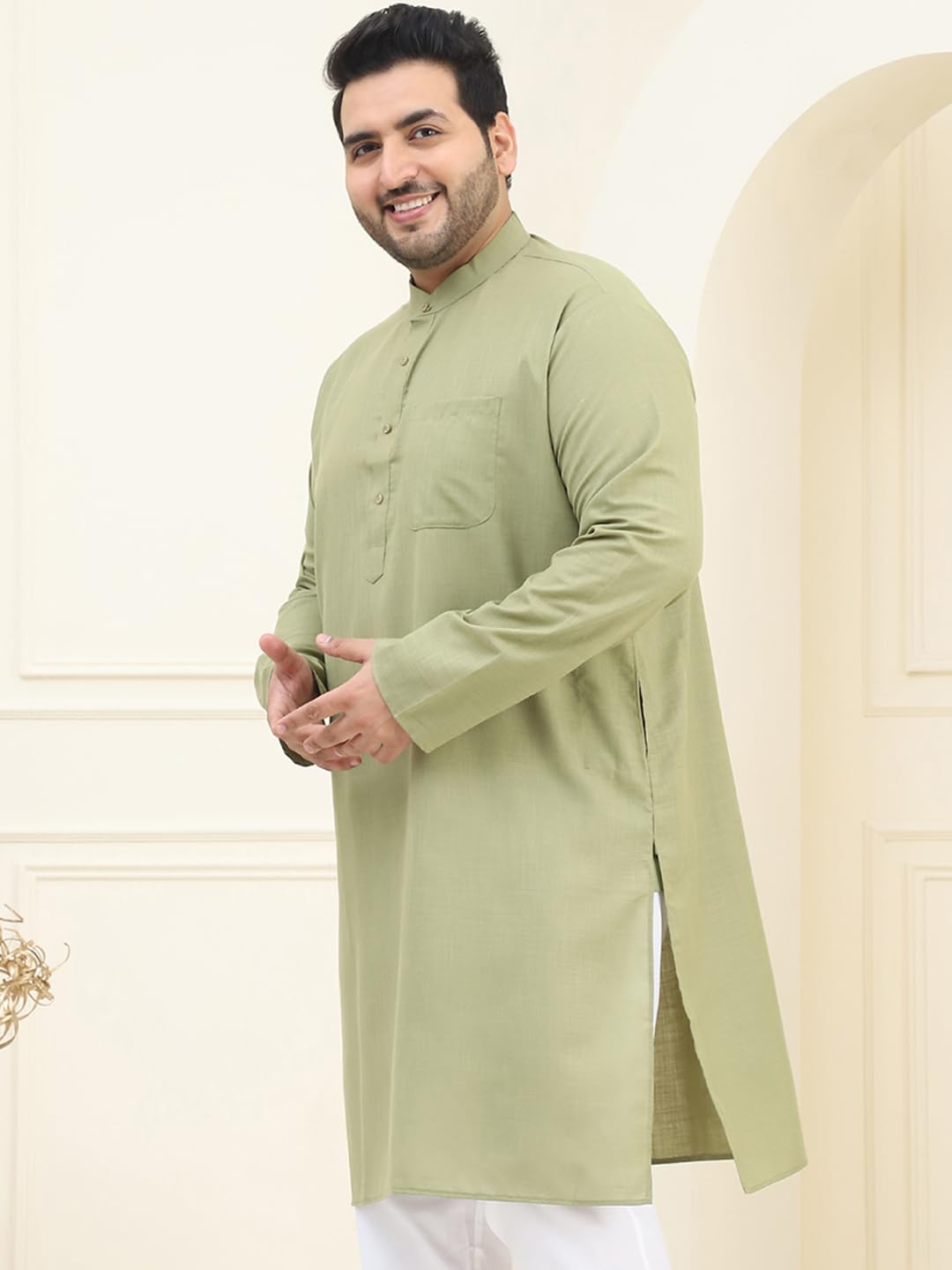 SOJANYA Plus(Since 1958), Men's Cotton ONLY Kurta