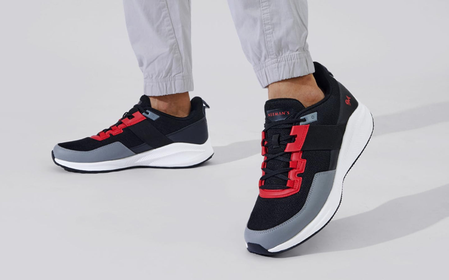 Neeman's The Exuberants Sneakers for Men | Comfortable and Flexible | Casual Shoes for Men | Stylish and Trendy | Walking, Running, Gyming Sneakers | EVA Sole Men's Sneakers