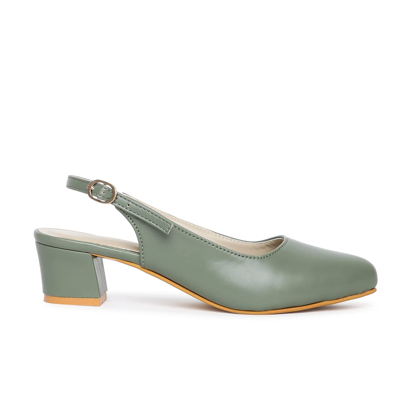 Marc Loire Women's Pointed Toe Block Heel Pumps for Office, Party and Formal Occasions