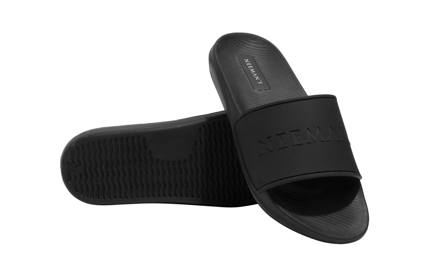 Neeman's De-stress Slides for Men | Cushioned & Comfortable Flip Flops for Men | everyday Comfort, Lightweight and Flexible