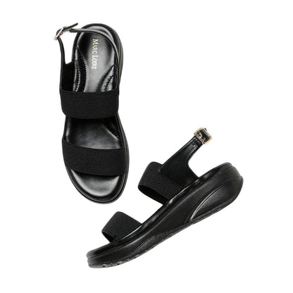 Marc Loire Women Smart Casual Platform Heel Fashion Sandal With Adjustable Strap