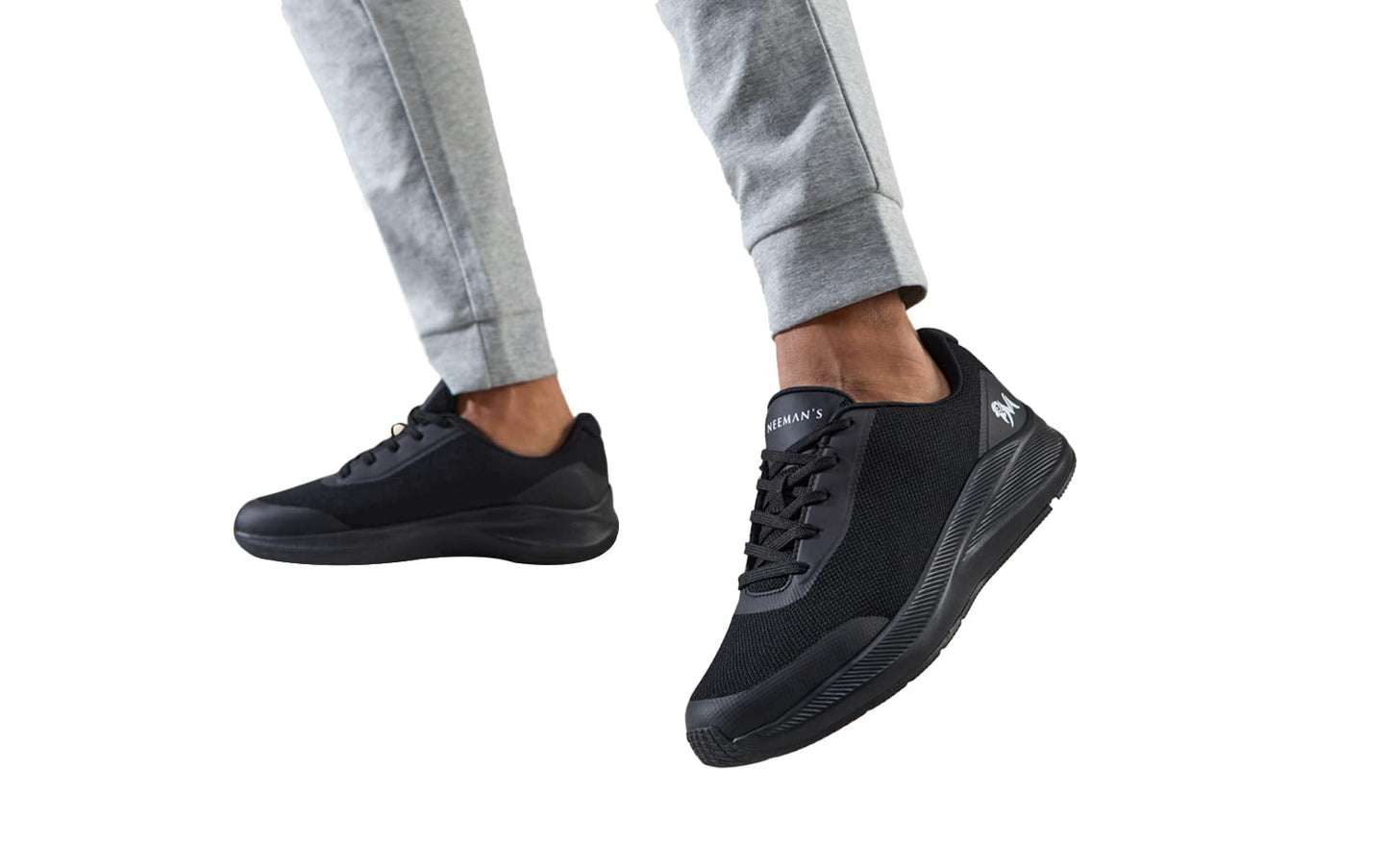 Neeman's Casual Trainers for Men | Casual Shoes for Men | Comfortable and Lightweight | Stylish Trendy Lace Up Sneakers | Walking Running Gyming Shoes | EVA Sole | Durable Shoes for Men