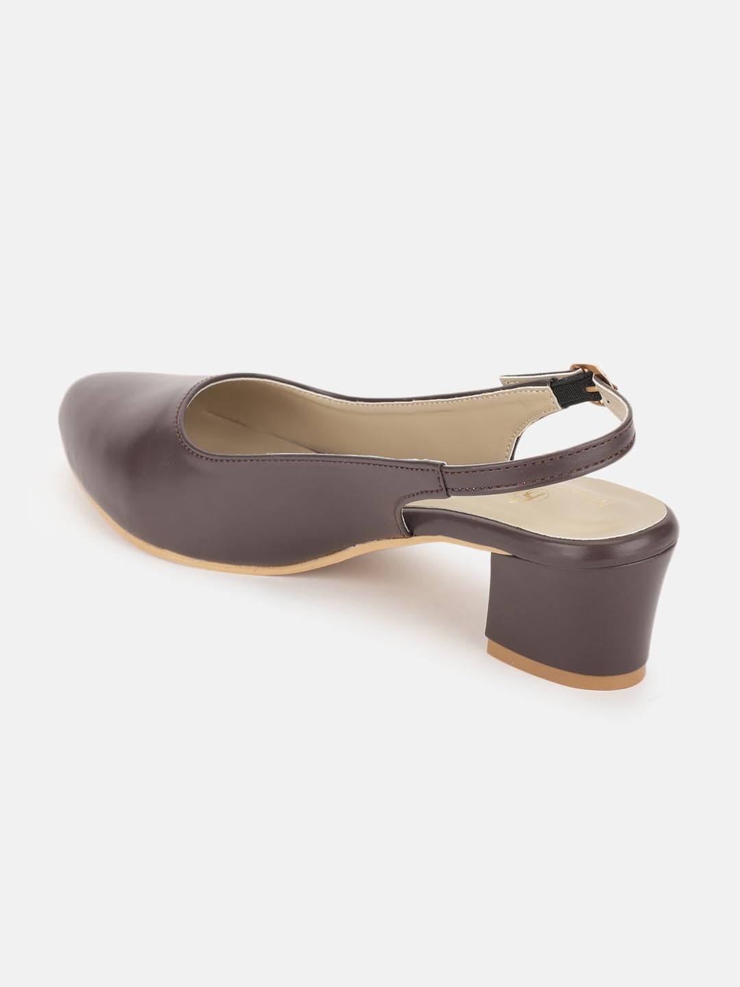 Marc Loire Women's Pointed Toe Block Heel Pumps for Office, Party and Formal Occasions
