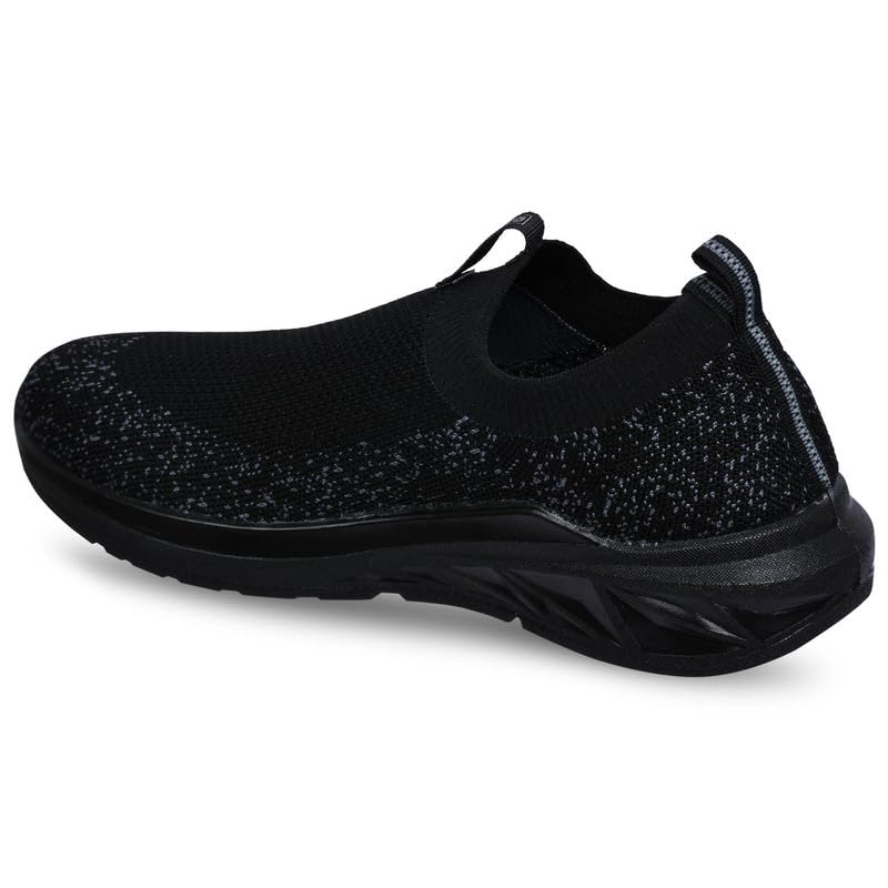 PARAGON PUK3504GS Walking Shoes for Men |Breathable Knitted Sports Shoes with Stylish Design, Comfortable Cushioned Insole, Ankle Elastic for Good Fitting | Ideal for Everyday Use
