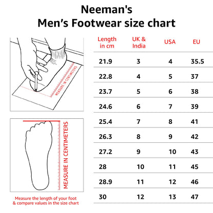 Neeman's Casual Trainers for Men | Casual Shoes for Men | Comfortable and Lightweight | Stylish Trendy Lace Up Sneakers | Walking Running Gyming Shoes | EVA Sole | Durable Shoes for Men