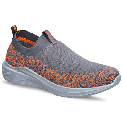 PARAGON PUK3504GS Walking Shoes for Men |Breathable Knitted Sports Shoes with Stylish Design, Comfortable Cushioned Insole, Ankle Elastic for Good Fitting | Ideal for Everyday Use