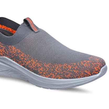 PARAGON PUK3504GS Walking Shoes for Men |Breathable Knitted Sports Shoes with Stylish Design, Comfortable Cushioned Insole, Ankle Elastic for Good Fitting | Ideal for Everyday Use