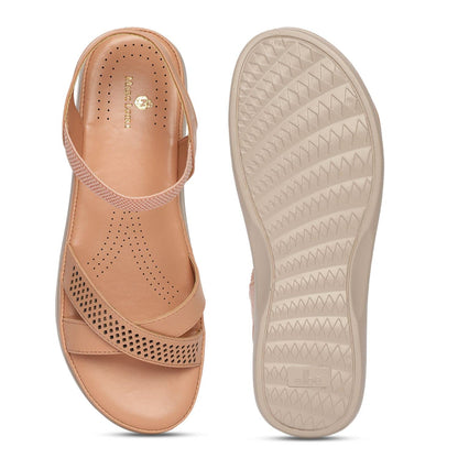 Marc Loire Women's Comfortable Slip on Casual Open Toe Flats Sandals