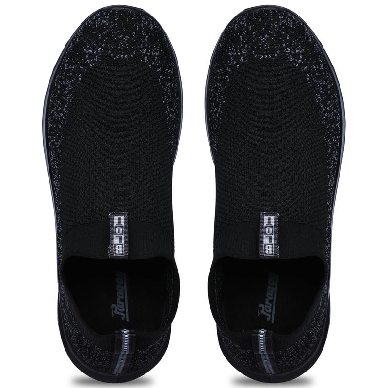 PARAGON PUK3504GS Walking Shoes for Men |Breathable Knitted Sports Shoes with Stylish Design, Comfortable Cushioned Insole, Ankle Elastic for Good Fitting | Ideal for Everyday Use
