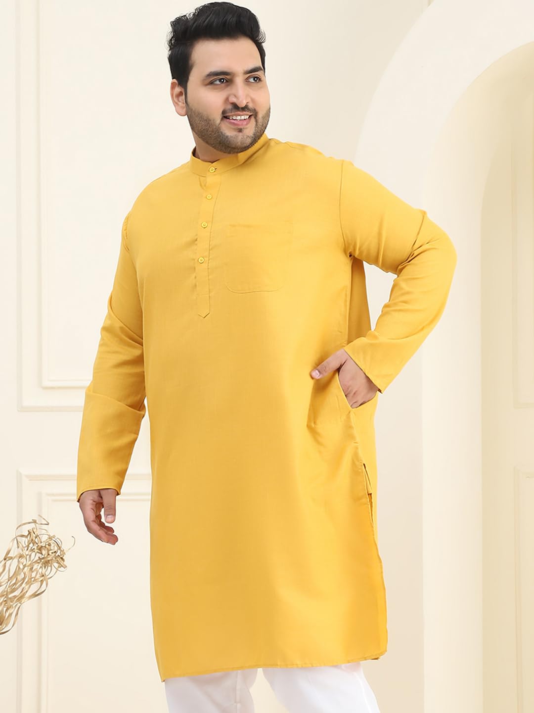 SOJANYA Plus(Since 1958), Men's Cotton ONLY Kurta