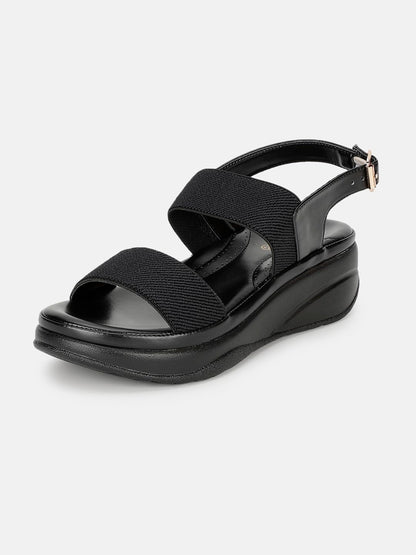 Marc Loire Women Smart Casual Platform Heel Fashion Sandal With Adjustable Strap