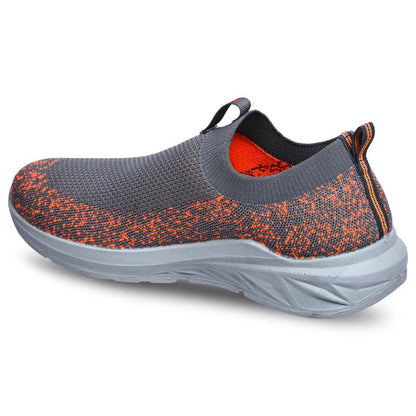 PARAGON PUK3504GS Walking Shoes for Men |Breathable Knitted Sports Shoes with Stylish Design, Comfortable Cushioned Insole, Ankle Elastic for Good Fitting | Ideal for Everyday Use