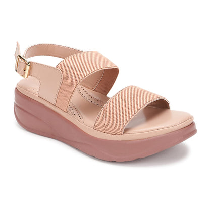 Marc Loire Women Smart Casual Platform Heel Fashion Sandal With Adjustable Strap