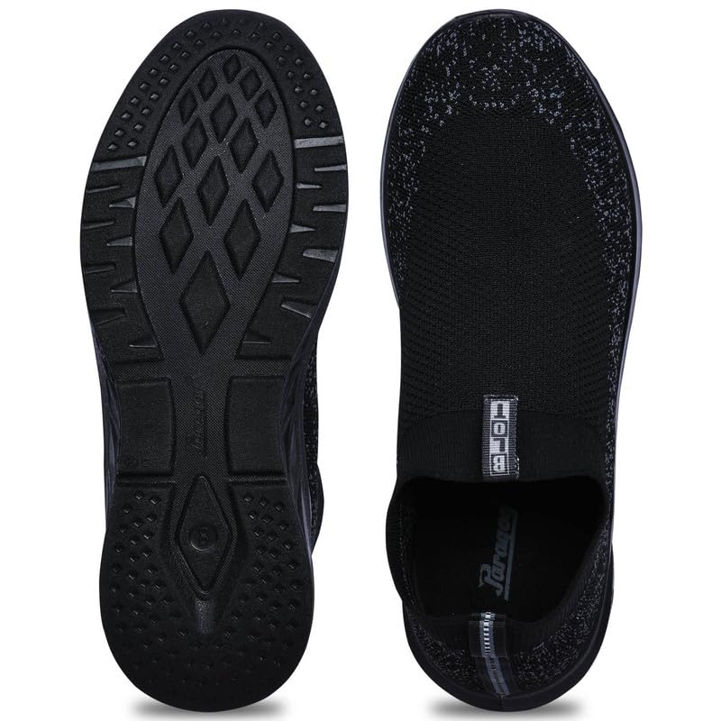 PARAGON PUK3504GS Walking Shoes for Men |Breathable Knitted Sports Shoes with Stylish Design, Comfortable Cushioned Insole, Ankle Elastic for Good Fitting | Ideal for Everyday Use