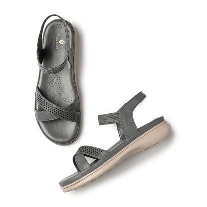 Marc Loire Women's Comfortable Slip on Casual Open Toe Flats Sandals